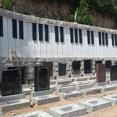 九里山公墓二区立碑