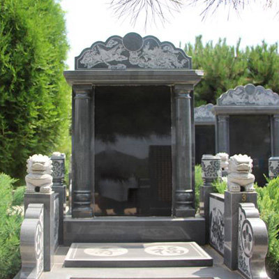 福安园公墓立碑