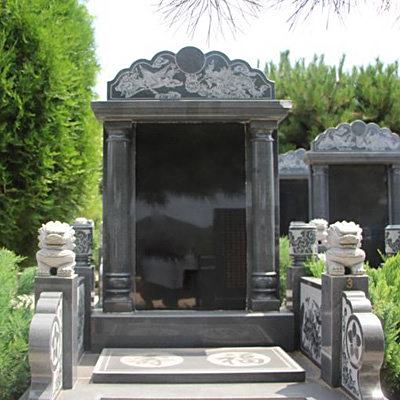 福安园公墓立碑