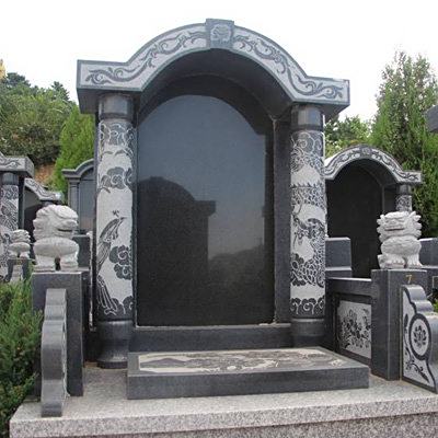 福安园公墓立碑