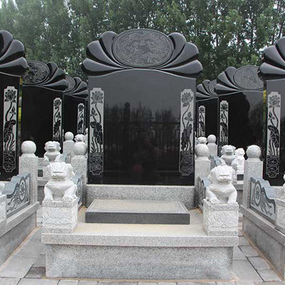 极乐园公墓立碑